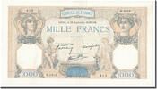 France 1000 Francs Cérès et Mercure, 1938-09-22 -