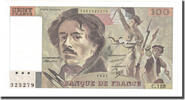 France 100 Francs Delacroix, Fayette:69.11, KM:154c -