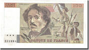 France 100 Francs Delacroix, Fayette:69.11, KM:154c -