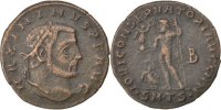 Nummus Coin, Maximinus II, Thessalonica, Copper, Cohen:126 -
