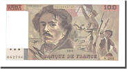France 100 Francs Delacroix, Fayette:69 ter 2c), KM:154h -