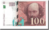 France 100 Francs Cézanne, Petit numéro, Fayette:74.1 -
