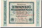 Germany 20 Milliarden Mark Banknote, 1923-10-01, 20 milliarden on left -