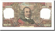 France 100 Francs Delacroix, 1968-05-02, Fayette:65.22, KM:149c -
