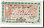 France 50 Centimes Toulon, Annulé sans trous, Pirot:121-1 -