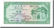 Macau 5 Patacas Banknote, 1981-08-08, KM:58a -