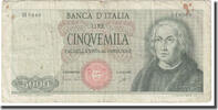 5000 Lire 1964 Italien Geldschein, 1964-09-03, KM:98a, S S