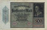 Germany 500 Mark Banknote, 1922-03-27, KM:73 -