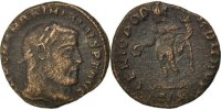 Half Follis Coin, Maximinus II, Siscia, Copper, Cohen:34 -