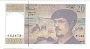 France 20 Francs Debussy, N.044, Fayette:F66Bis.05.a44, KM:151g -