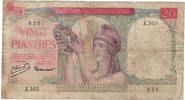 FRENCH INDO-CHINA 20 Piastres Banknote, Undated (1942), KM:81a -
