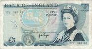 Great Britain 5 Pounds Banknote, Undated (1971-91), KM:378a -