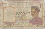 FRENCH INDO-CHINA 1 Piastre Banknote, Undated (1932-1939), KM:54a -