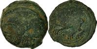 Bronze Æ Coin,Suessiones Bronze à la tête janiforme, Bronze, Delestrée:562 -