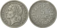 France 5 Francs Coin, Lavrillier, Paris, Aluminum, KM:888b.1 -