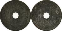 France 20 Centimes Coin, Lindauer, Paris, Zinc, KM:907.1 -