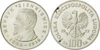 Poland 100 Zlotych Coin, Warsaw, Silver, KM:88 -