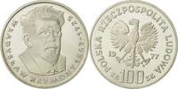 Poland 100 Zlotych Coin, Warsaw, Silver, KM:89 -