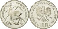 Poland 100 Zlotych Coin, Warsaw, Silver, KM:105 -