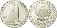 Poland 200000 Zlotych Coin, Warsaw, Silver, KM:241 -