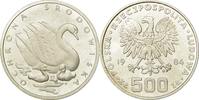 Poland 500 Zlotych Coin, Warsaw, Silver, KM:154 -