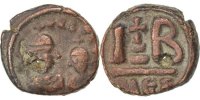 12 Nummi Coin, Heraclius 610-641, Copper, Sear:857 -
