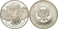 Poland 100 Zlotych Coin, Warsaw, Silver, KM:68 -