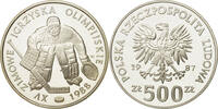 Poland 500 Zlotych Coin, Warsaw, Silver, KM:172 -