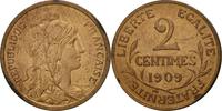 France 2 Centimes Coin, Dupuis, Paris, Bronze, KM:841 -
