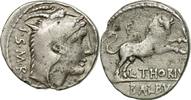 Denarius Coin, Thoria, Rome, Silver, Crawford:598 -
