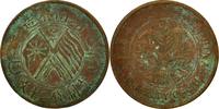 China 20 Cash Coin, HUNAN PROVINCE, Copper, KM:400.11 -