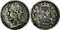 France Franc Coin, Charles X, Perpignan, Silver, KM:724.11 -