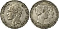 Belgium 5 Francs Coin, Leopold I, Silver, KM:2.1 -