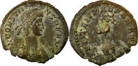Half Maiorina Coin, Constans, Trier, Copper, RIC:234 -