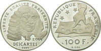 France 100 Francs Coin, Paris, Silver, KM:1002 -