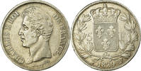France 5 Francs Coin, Charles X, Lille, Silver, KM:728.13 -