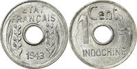 FRENCH INDO-CHINA Cent Coin, Aluminum, KM:26 -