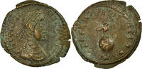 Half Maiorina Coin, Constans, Trier, Copper, RIC:234 -