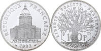 France 100 Francs Panthéon, Paris, Proof, Silver, Gadoury:898a -