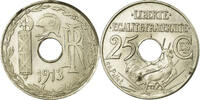 25 Centimes 1913 Frankreich Münze, ESSAI, VZ+, Nickel, Gadoury:73.2 VZ+