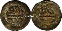 German States Hohlpfennig Coin, Nordhausen, Silver -