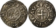 France Denarius Coin, Charles le Chauve, Nevers, Silver -