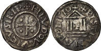 France Denier Coin, Louis le Pieux, Silver, Prou:1016 var. -
