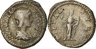 Denarius Coin, Plautilla, Rome, Silver, RIC:367 -