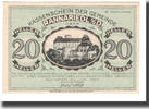 Austria 20 Heller Banknote, Rannariedl a.d. Donau O.Ö. Gemeinde, texte 1 -