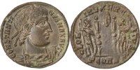Nummus Coin, Constantine I, Arles, Copper, Cohen:254 -