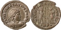Nummus Coin, Constantius II, Trier, Copper, Cohen:104 -