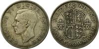 Great Britain 1/2 Crown Coin, George VI, Silver, KM:856 -