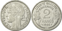 France 2 Francs Coin, Morlon, Beaumont - Le Roger, Aluminum -