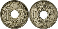 France 10 Centimes Coin, Lindauer, Poissy, Copper-nickel -